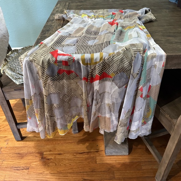 Colorful Geometric Pattern Dress - Picture 4 of 7